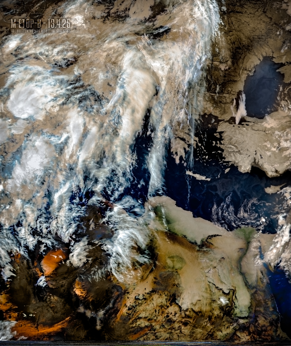 4.25 MetOpB avhrr 3 AVHRR 3b45 IR False Color